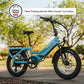 XP4 750 Step-Thru Raindrop Blue eBike