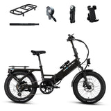 XP4 750 Step-Thru Tempest Grey + FREE LevelUp Rack, Suspension Seat Post, Elite Headlight, Bike Lock, Phone Mount ($355 Value)