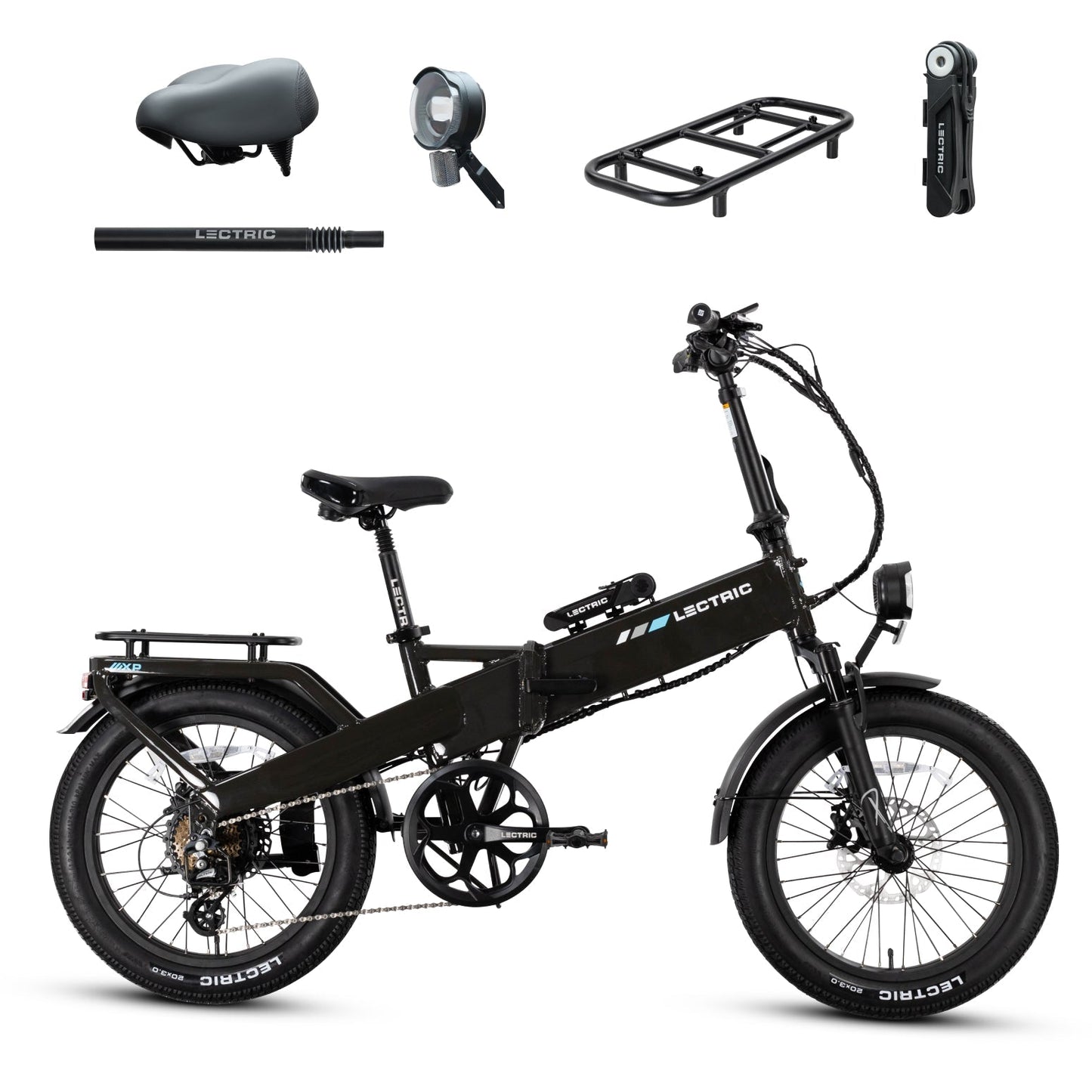 XP4 750 Tempest Grey + FREE LevelUp Rack, Comfort Seat, Suspension Seat Post, Elite Headlight, Bike Lock ($356 Value)