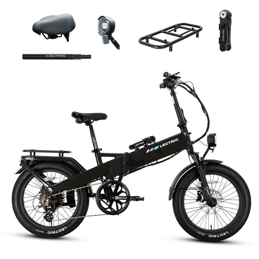 XP4 750 Tempest Grey + FREE LevelUp Rack, Comfort Seat, Suspension Seat Post, Elite Headlight, Bike Lock ($356 Value)