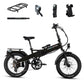 XP4 750 Tempest Grey + FREE LevelUp Rack, Suspension Seat Post, Elite Headlight, Bike Lock, Phone Mount ($355 Value)