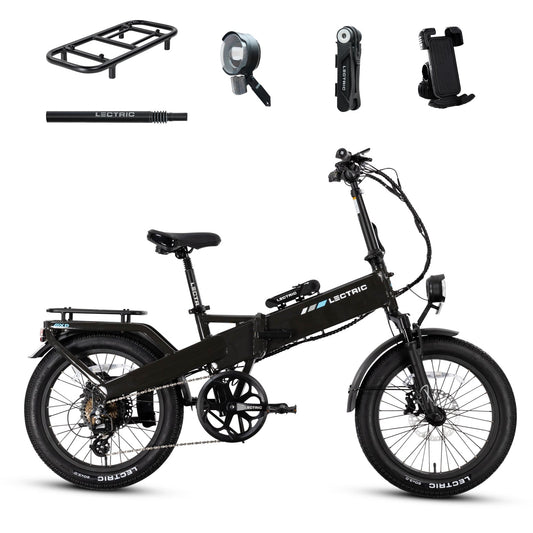 XP4 750 Tempest Grey + FREE LevelUp Rack, Suspension Seat Post, Elite Headlight, Bike Lock, Phone Mount ($355 Value)