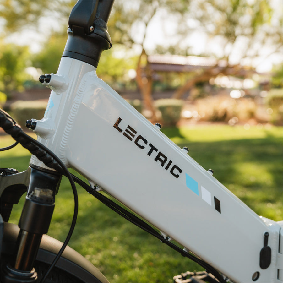XP4 750 Step-Thru Stratus White + FREE LevelUp Rack, Comfort Seat, Suspension Seat Post, Elite Headlight, Bike Lock ($356 Value)