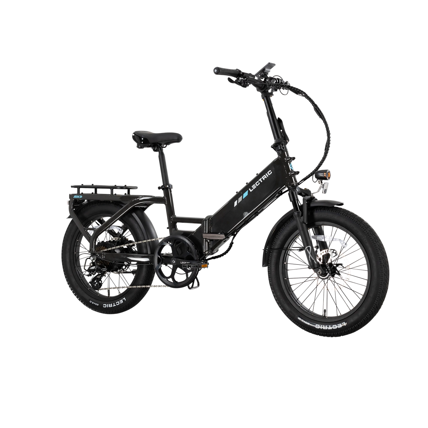 XP4 750 Step-Thru Tempest Grey + FREE LevelUp Rack, Suspension Seat Post, Elite Headlight, Bike Lock, Phone Mount ($355 Value)