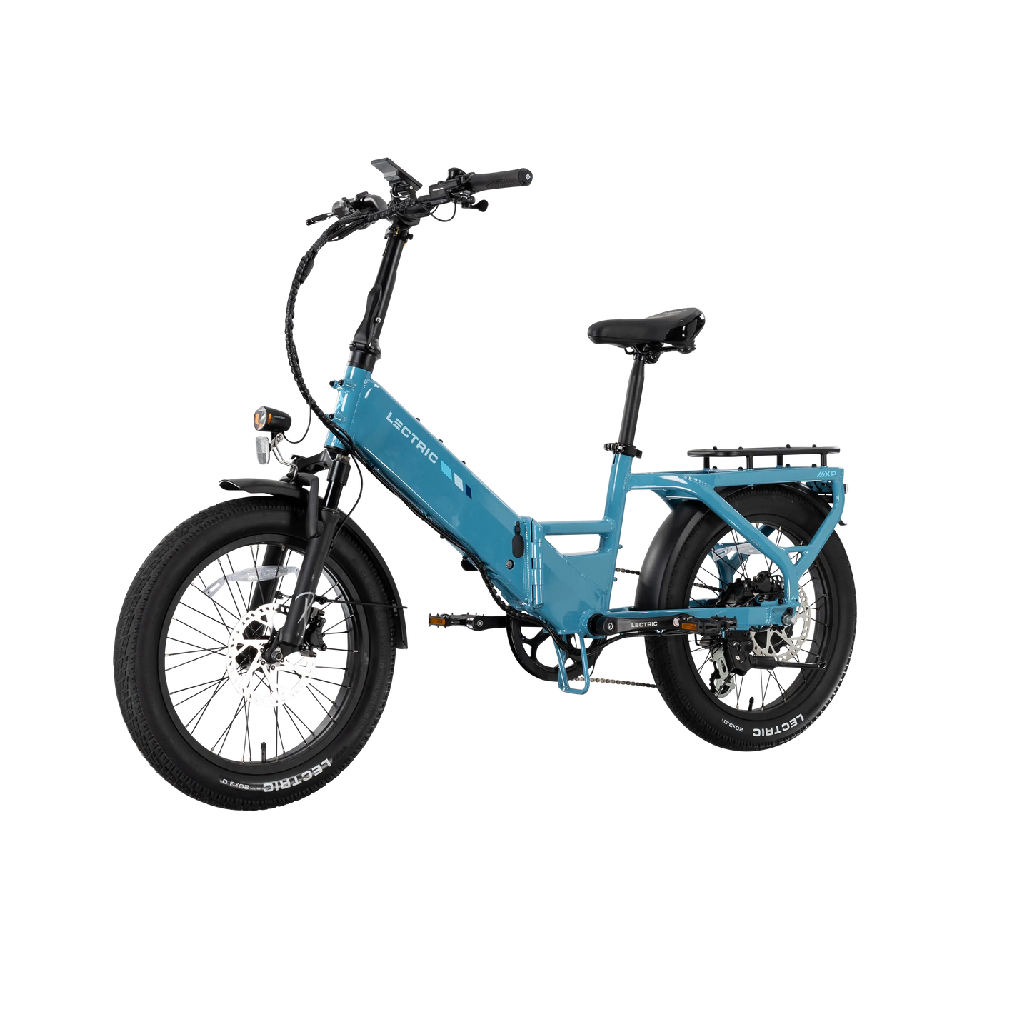 XP4 750 Step-Thru Raindrop Blue + FREE LevelUp Rack, Phone Mount, Suspension Seat Post, Elite Headlight, Bike Lock ($355 Value)