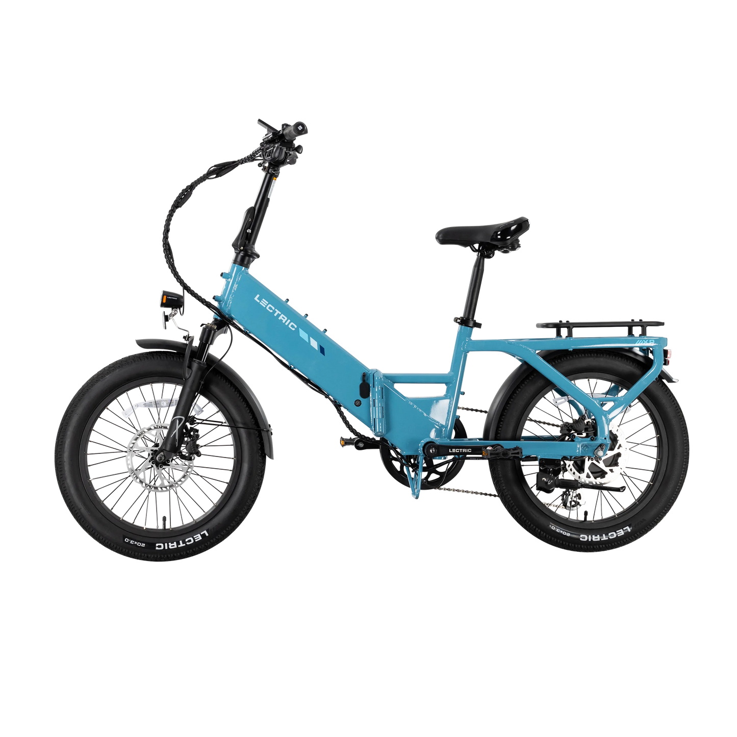 XP4 750 Step-Thru Raindrop Blue + FREE LevelUp Rack, Phone Mount, Suspension Seat Post, Elite Headlight, Bike Lock ($355 Value)