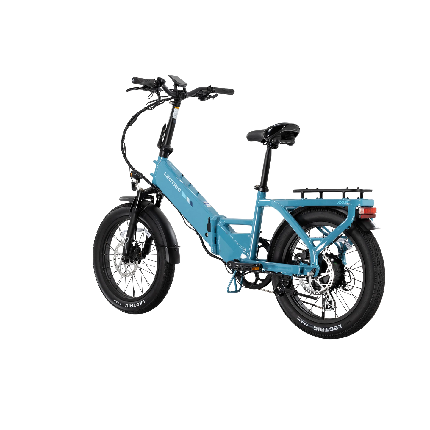 XP4 750 Step-Thru Raindrop Blue + FREE LevelUp Rack, Phone Mount, Suspension Seat Post, Elite Headlight, Bike Lock ($355 Value)