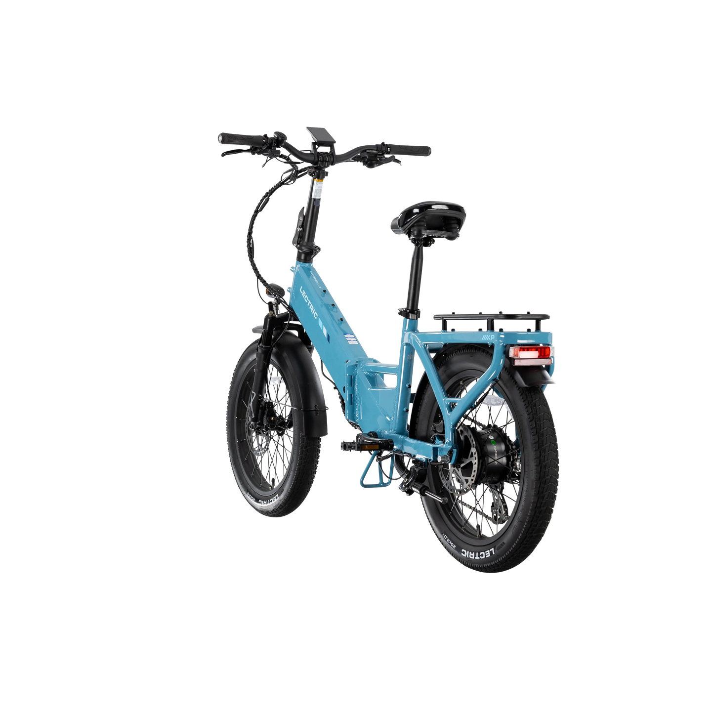 XP4 750 Step-Thru Raindrop Blue + FREE LevelUp Rack, Phone Mount, Suspension Seat Post, Elite Headlight, Bike Lock ($355 Value)