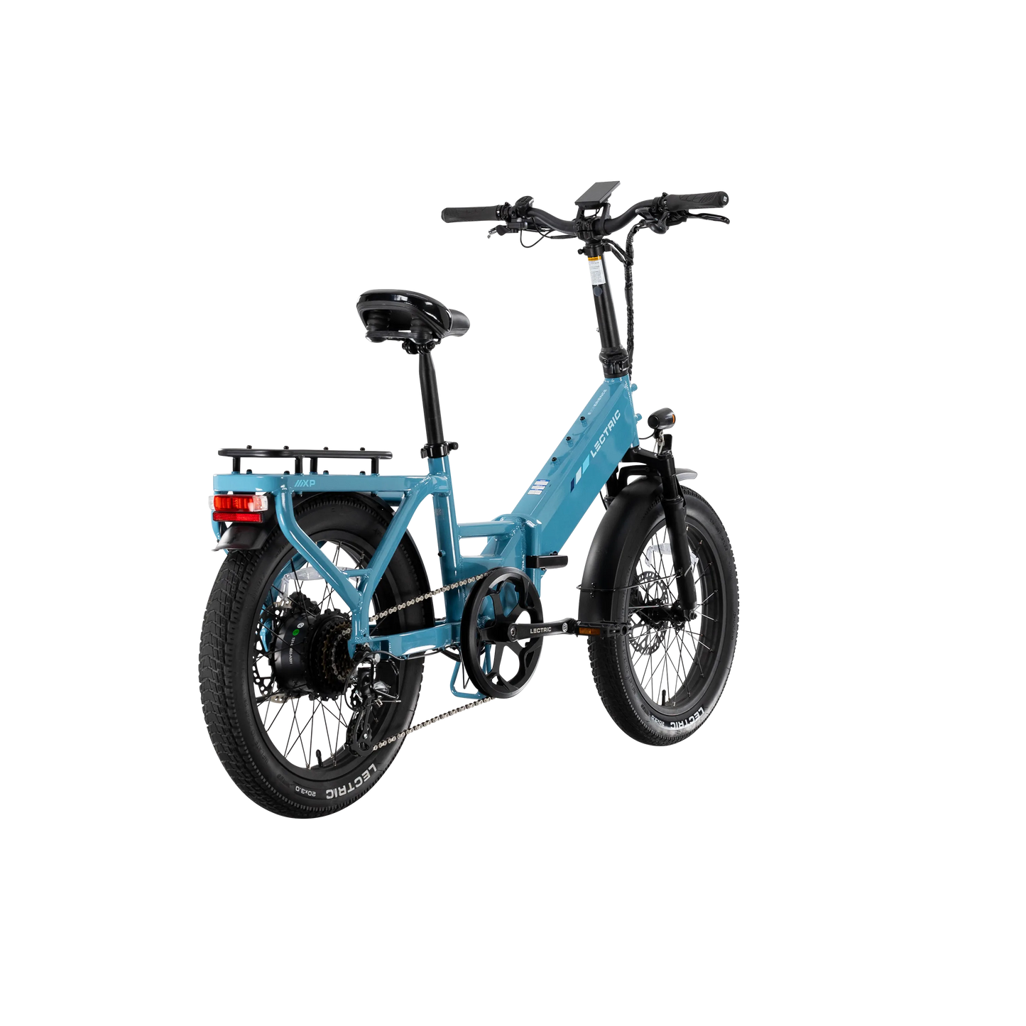 XP4 750 Step-Thru Raindrop Blue + FREE LevelUp Rack, Phone Mount, Suspension Seat Post, Elite Headlight, Bike Lock ($355 Value)