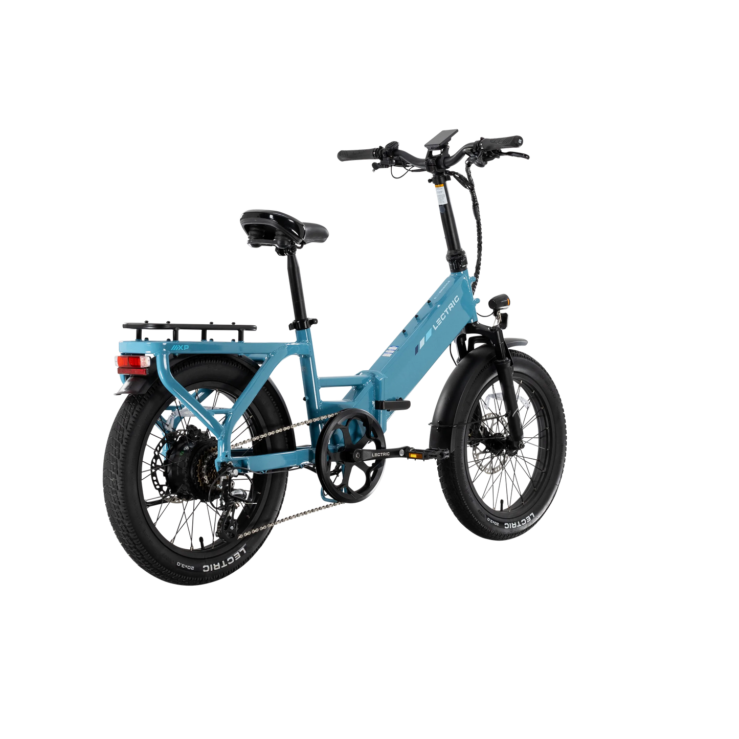 XP4 750 Step-Thru Raindrop Blue + FREE LevelUp Rack, Phone Mount, Suspension Seat Post, Elite Headlight, Bike Lock ($355 Value)