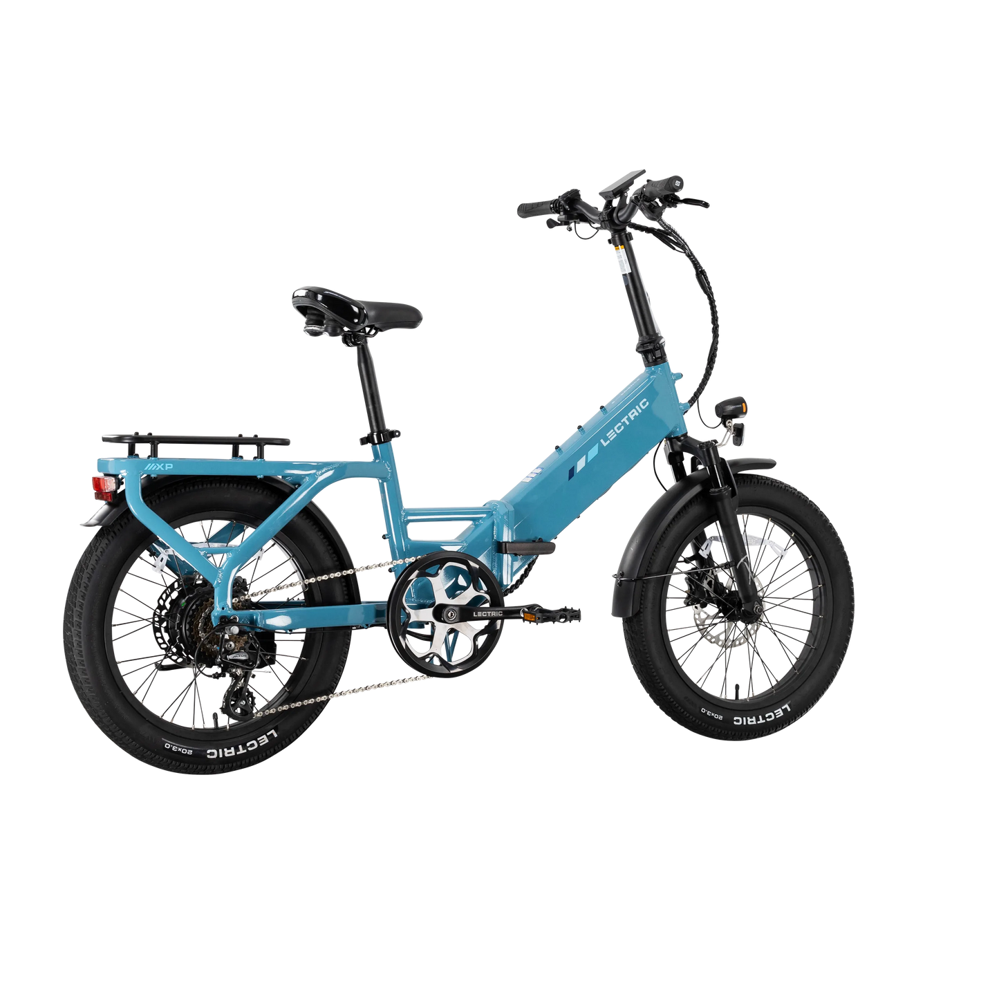 XP4 750 Step-Thru Raindrop Blue + FREE LevelUp Rack, Phone Mount, Suspension Seat Post, Elite Headlight, Bike Lock ($355 Value)