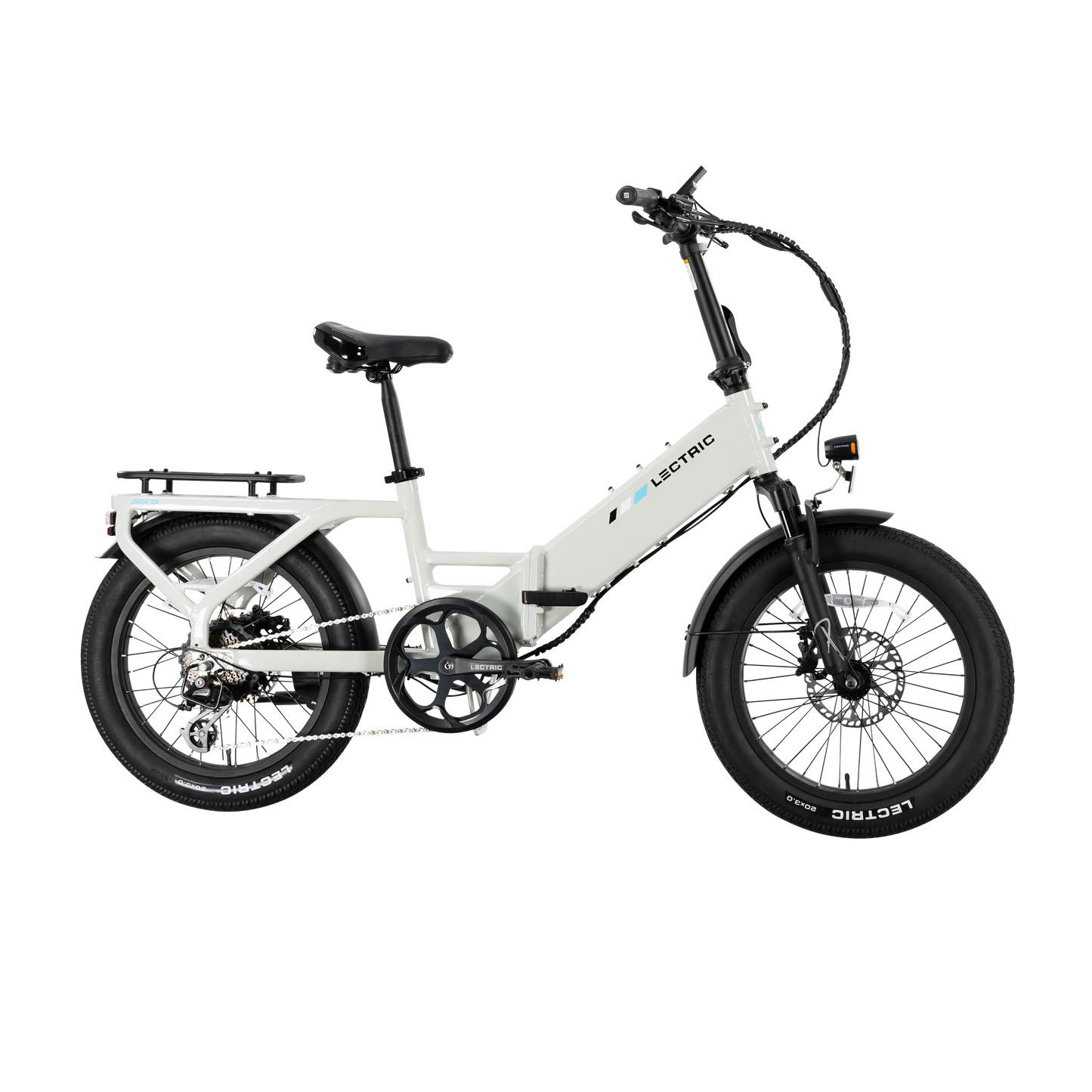 XP4 750 Step-Thru Stratus White + FREE LevelUp Rack, Comfort Seat, Suspension Seat Post, Elite Headlight, Bike Lock ($356 Value)