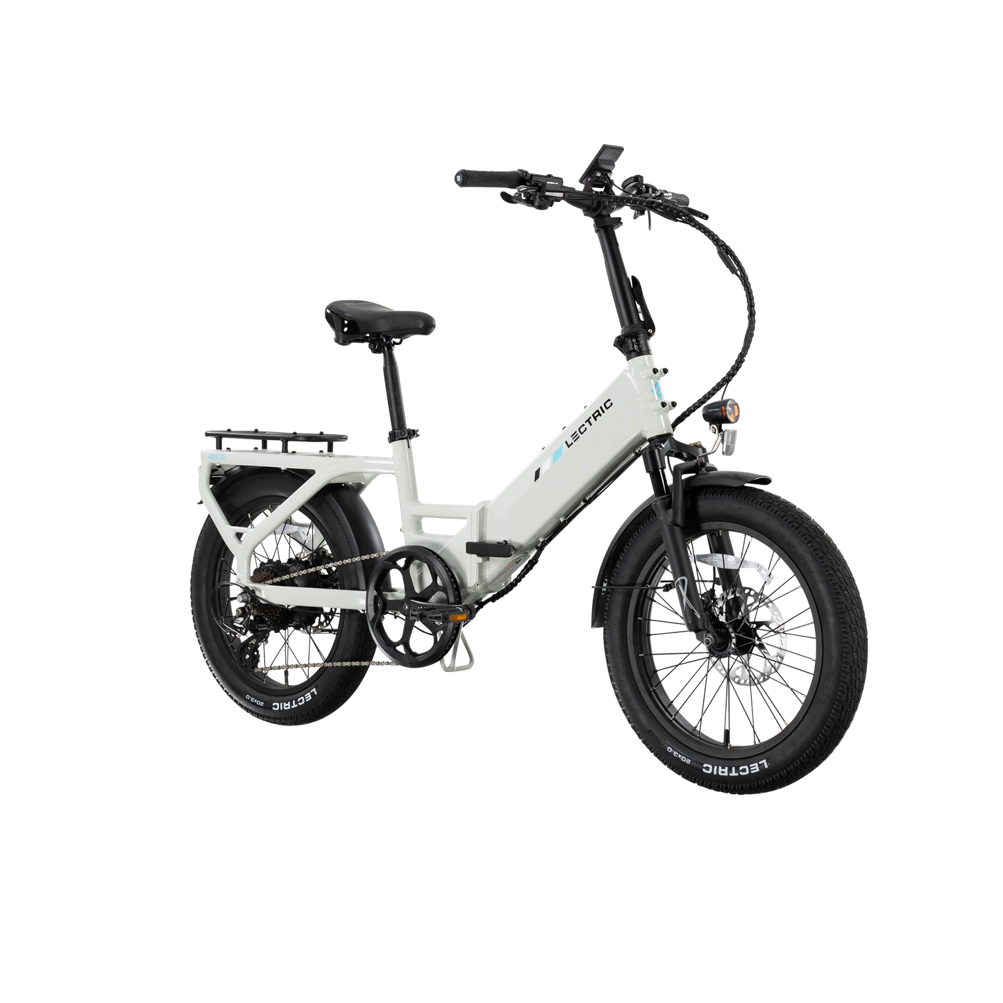 XP4 750 Step-Thru Stratus White + FREE LevelUp Rack, Suspension Seat Post, Elite Headlight, Bike Lock, Phone Mount ($355 Value)