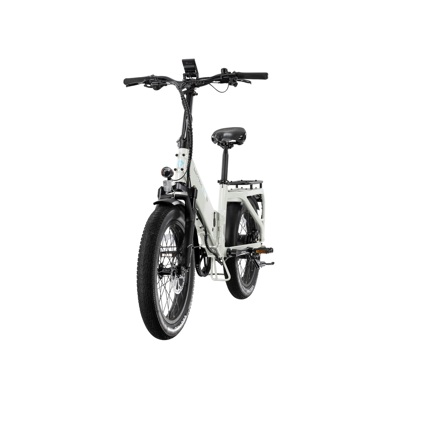 XP4 750 Step-Thru Stratus White + FREE LevelUp Rack, Suspension Seat Post, Elite Headlight, Bike Lock, Phone Mount ($355 Value)