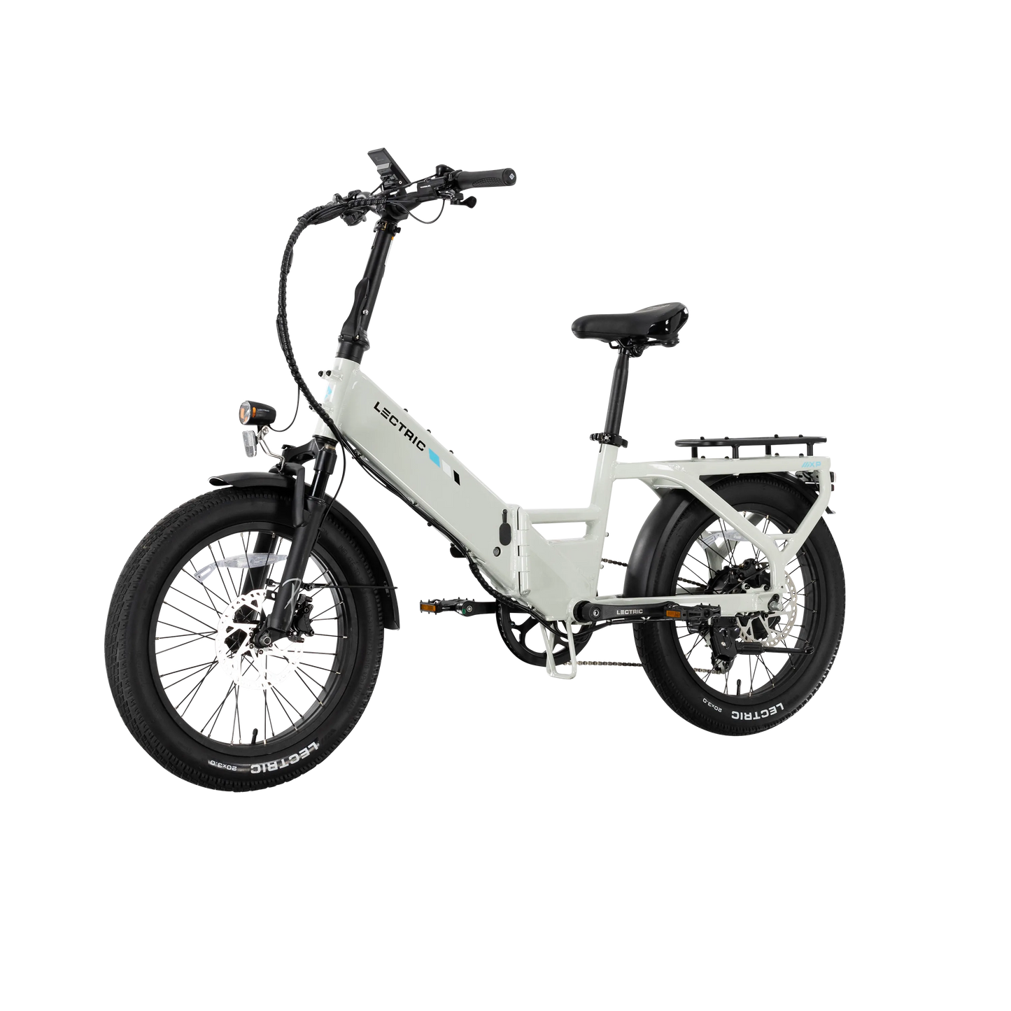 XP4 750 Step-Thru Stratus White + FREE LevelUp Rack, Comfort Seat, Suspension Seat Post, Elite Headlight, Bike Lock ($356 Value)