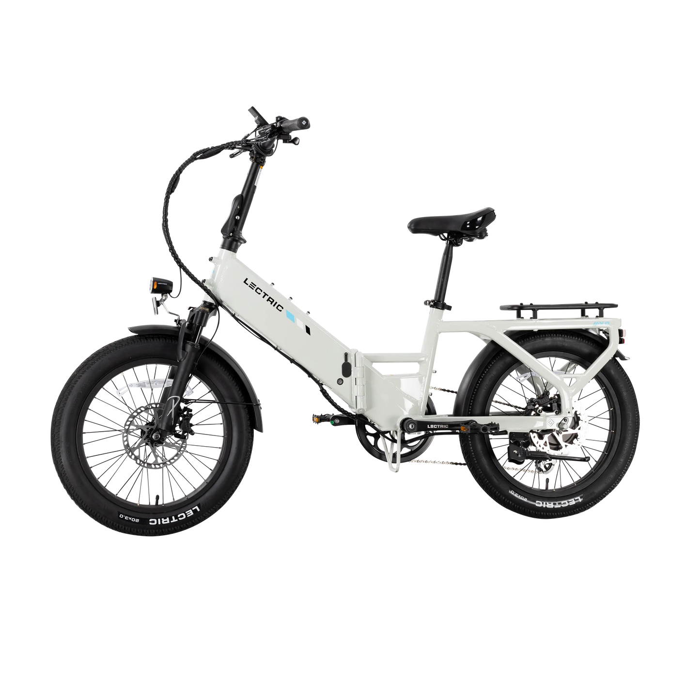XP4 750 Step-Thru Stratus White + FREE LevelUp Rack, Suspension Seat Post, Elite Headlight, Bike Lock, Phone Mount ($355 Value)