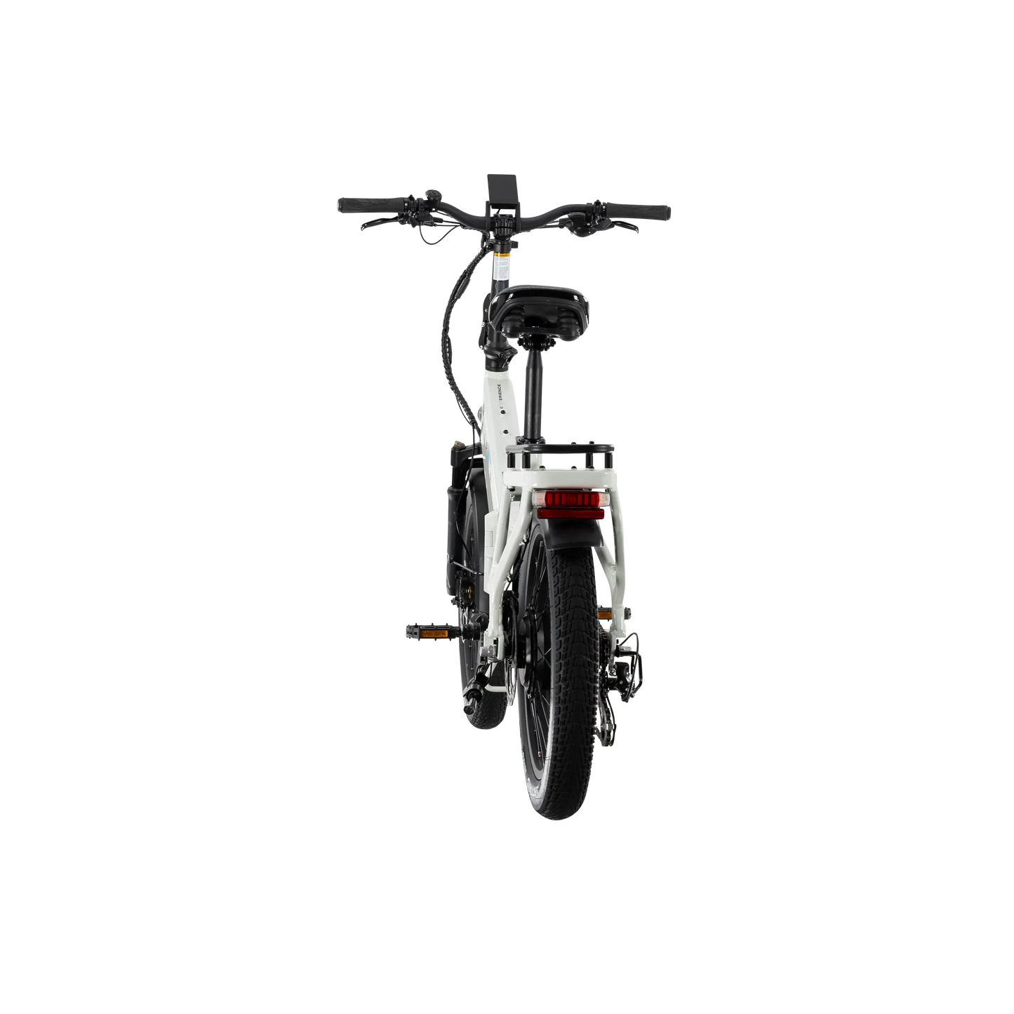 XP4 750 Step-Thru Stratus White + FREE LevelUp Rack, Suspension Seat Post, Elite Headlight, Bike Lock, Phone Mount ($355 Value)