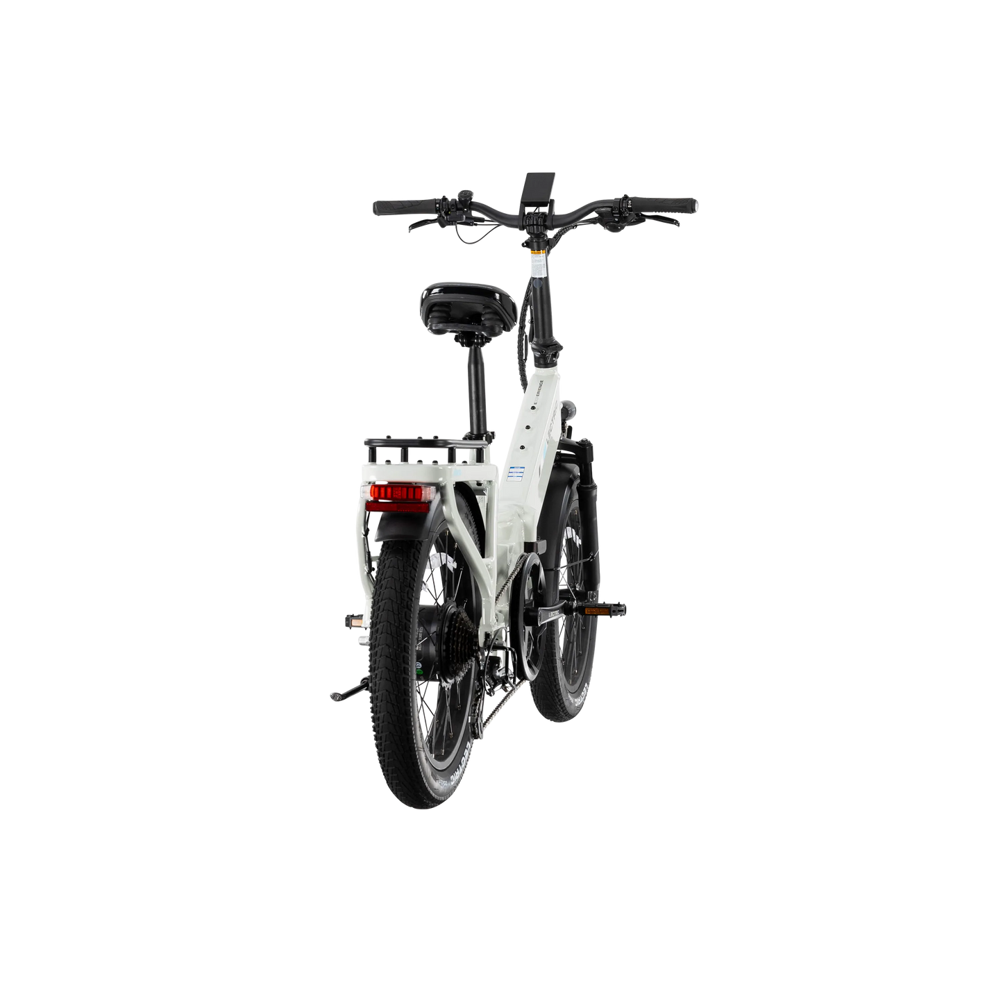 XP4 750 Step-Thru Stratus White + FREE LevelUp Rack, Suspension Seat Post, Elite Headlight, Bike Lock, Phone Mount ($355 Value)