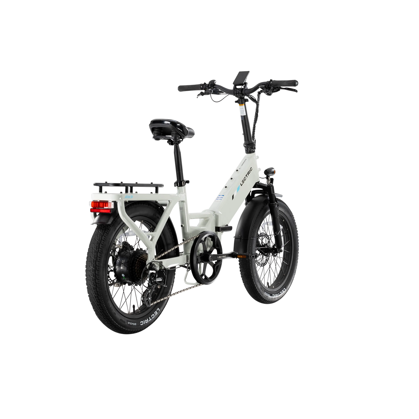 XP4 750 Step-Thru Stratus White + FREE LevelUp Rack, Suspension Seat Post, Elite Headlight, Bike Lock, Phone Mount ($355 Value)