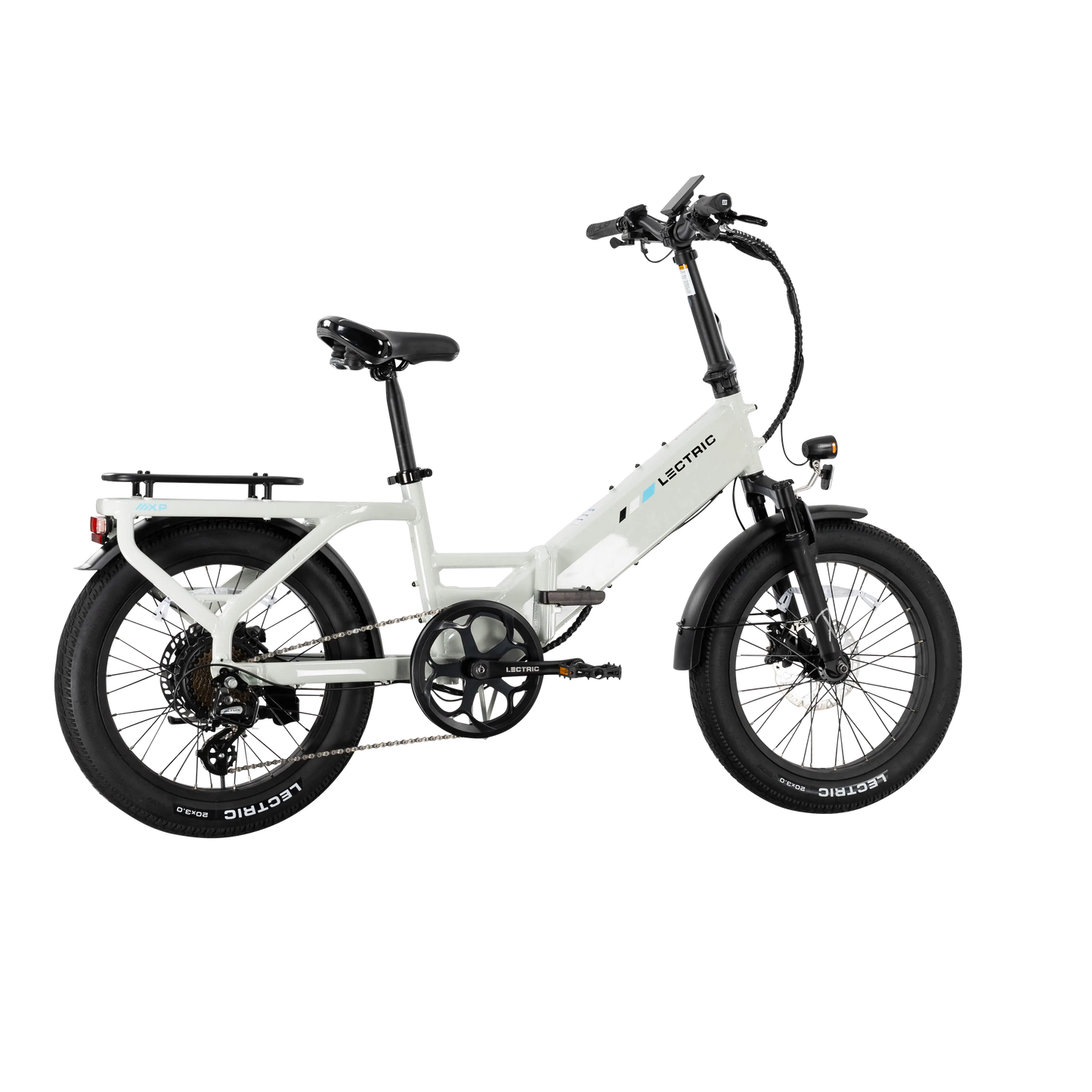 XP4 750 Step-Thru Stratus White + FREE LevelUp Rack, Suspension Seat Post, Elite Headlight, Bike Lock, Phone Mount ($355 Value)