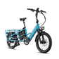 XPedition2 Raindrop Blue Long-Range Dual-Battery + FREE Running Boards, Cushions, Elite Headlight, Suspension Seat Post, Fast Charger, & Orbitor ($654 Value)