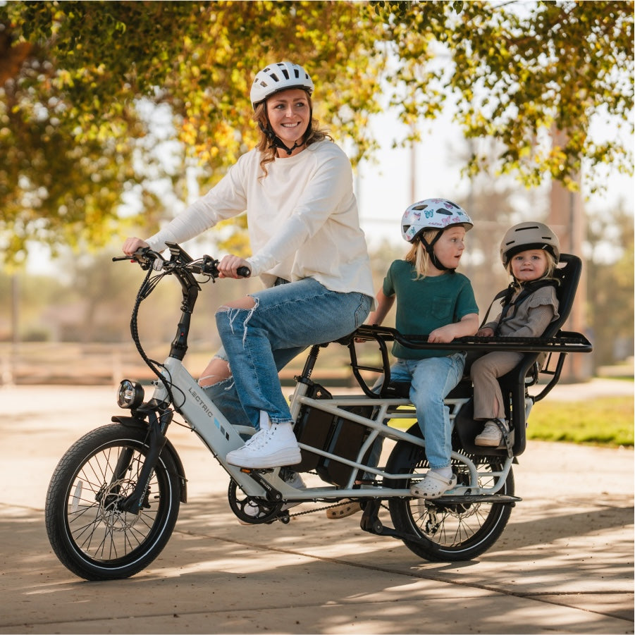 XPedition2 Stratus White Long-Range Dual-Battery eBike