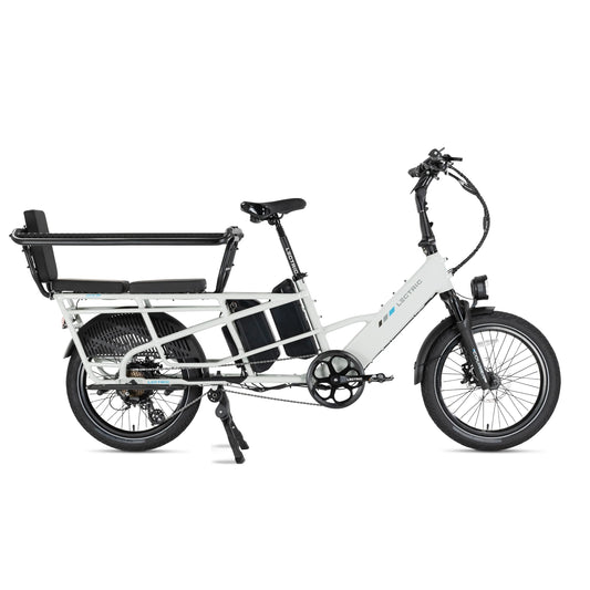 XPedition2 Stratus White Long-Range Dual-Battery eBike
