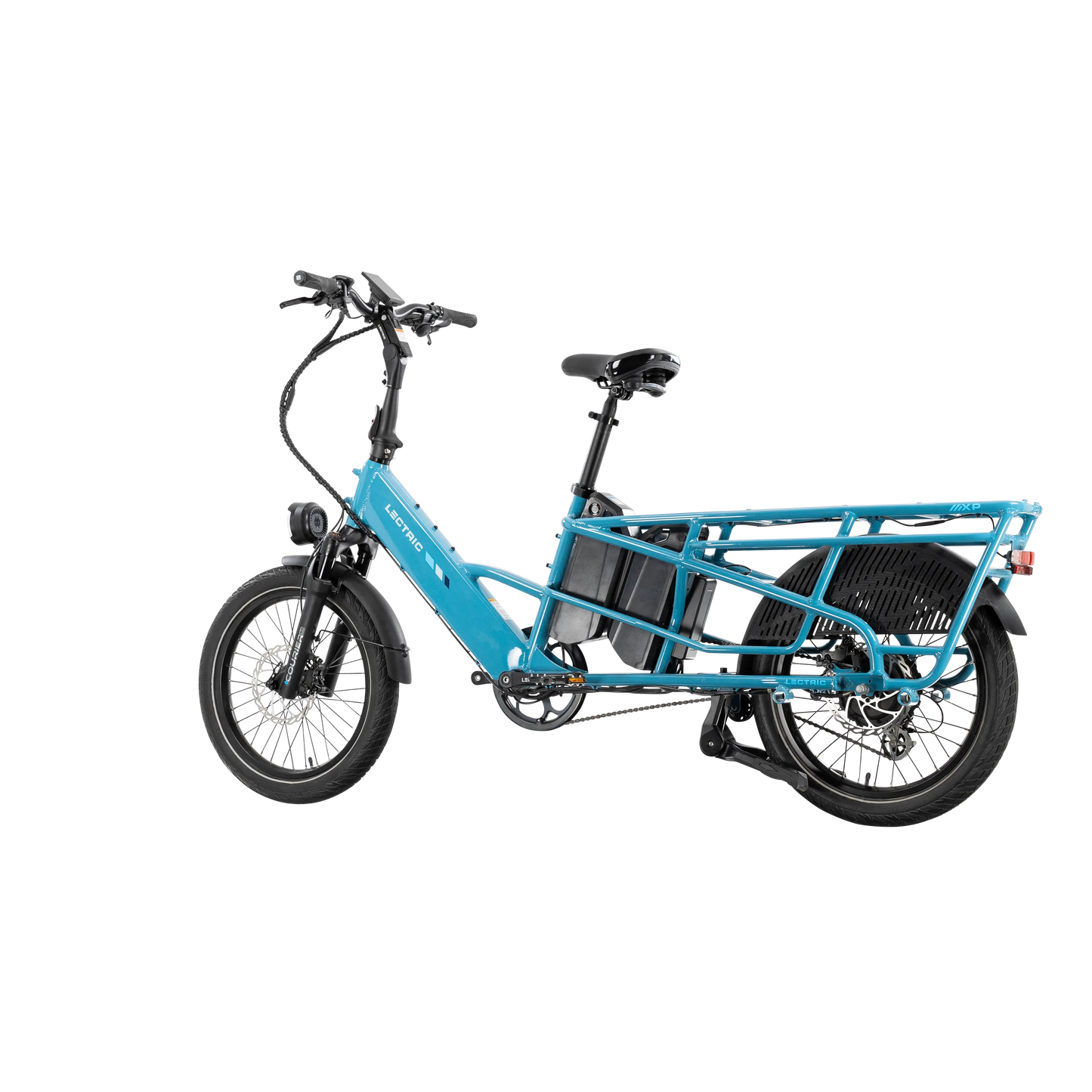 XPedition2 Raindrop Blue Long-Range Dual-Battery + FREE Running Boards, Cushions, Elite Headlight, Suspension Seat Post, Fast Charger, & Orbitor ($654 Value)