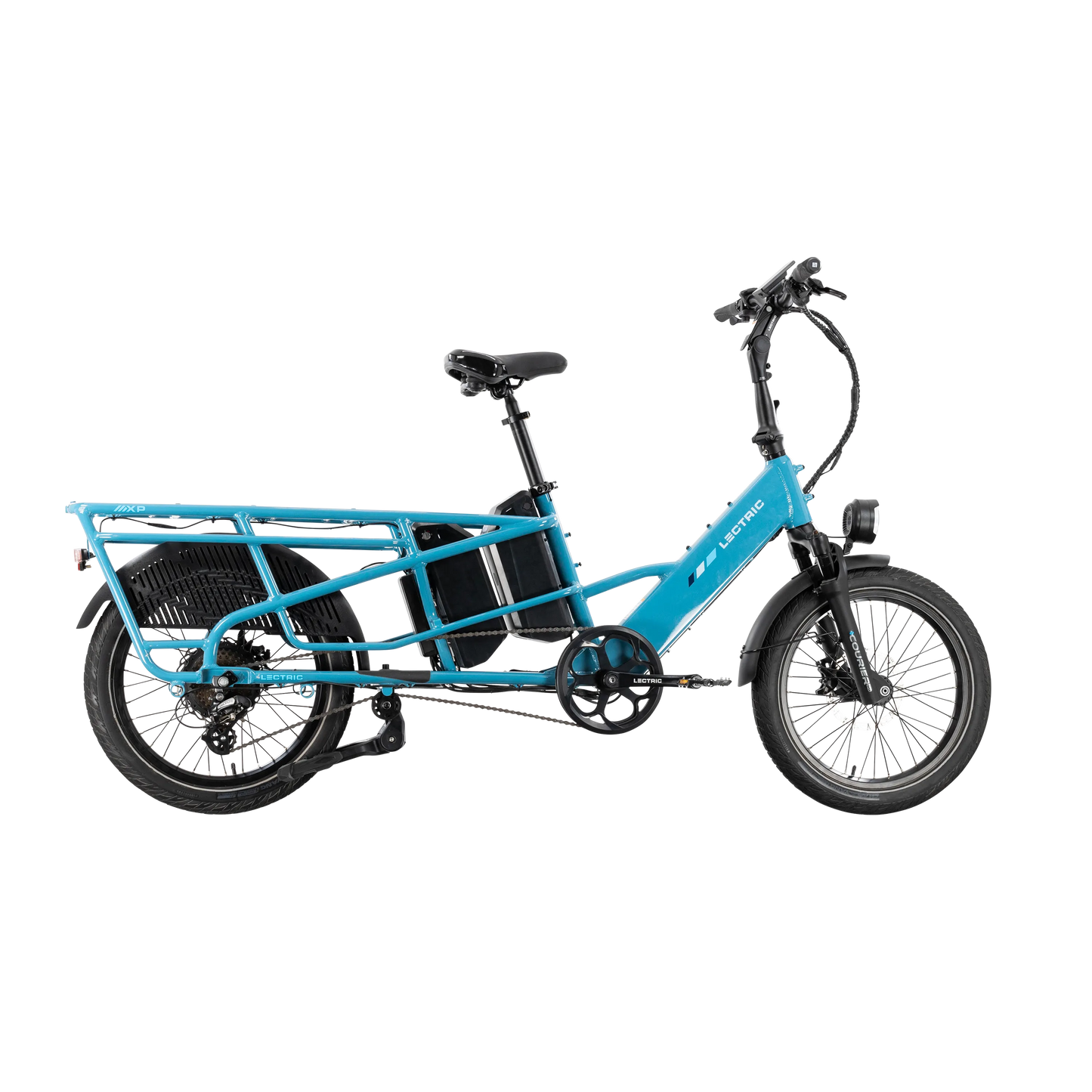 XPedition2 Raindrop Blue Long-Range Dual-Battery + FREE Running Boards, Cushions, Elite Headlight, Suspension Seat Post, Fast Charger, & Orbitor ($654 Value)