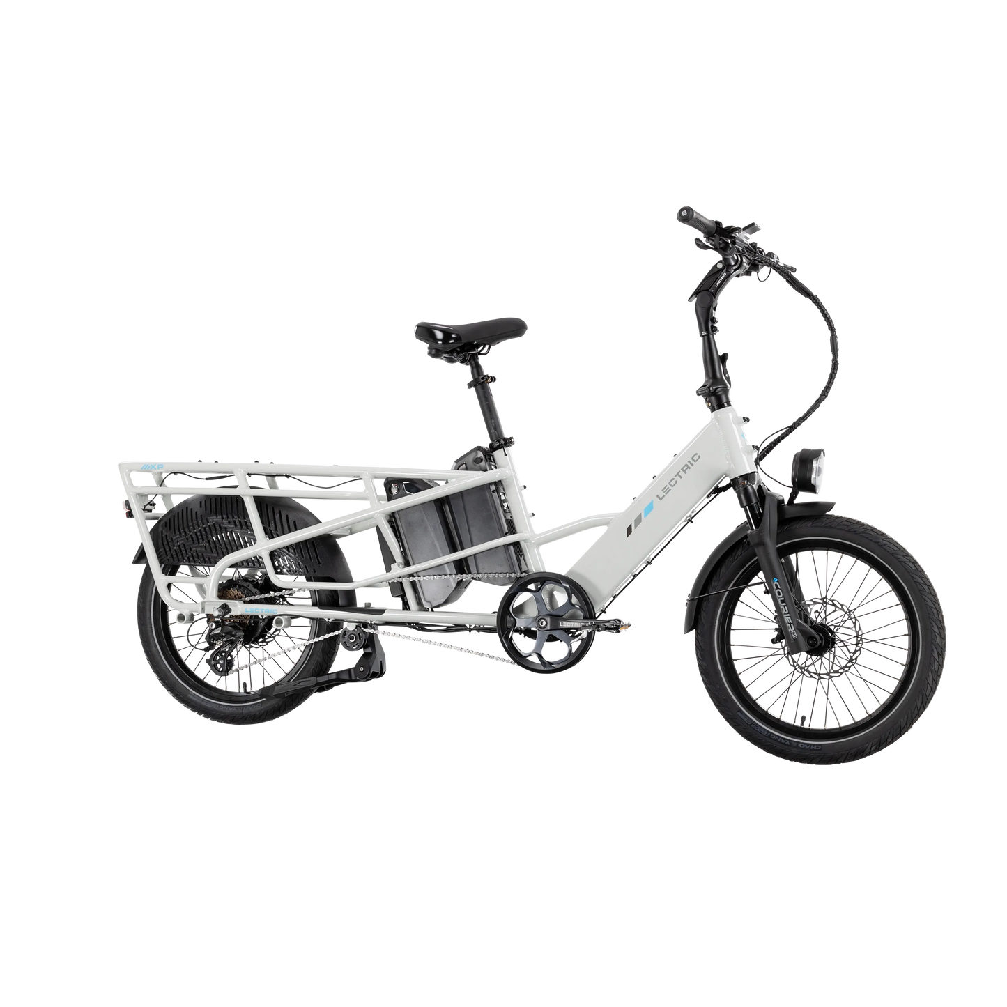 XPedition2 Stratus White Long-Range Dual-Battery eBike