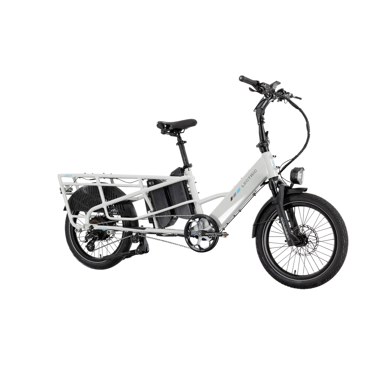 XPedition2 Stratus White Long-Range Dual-Battery eBike