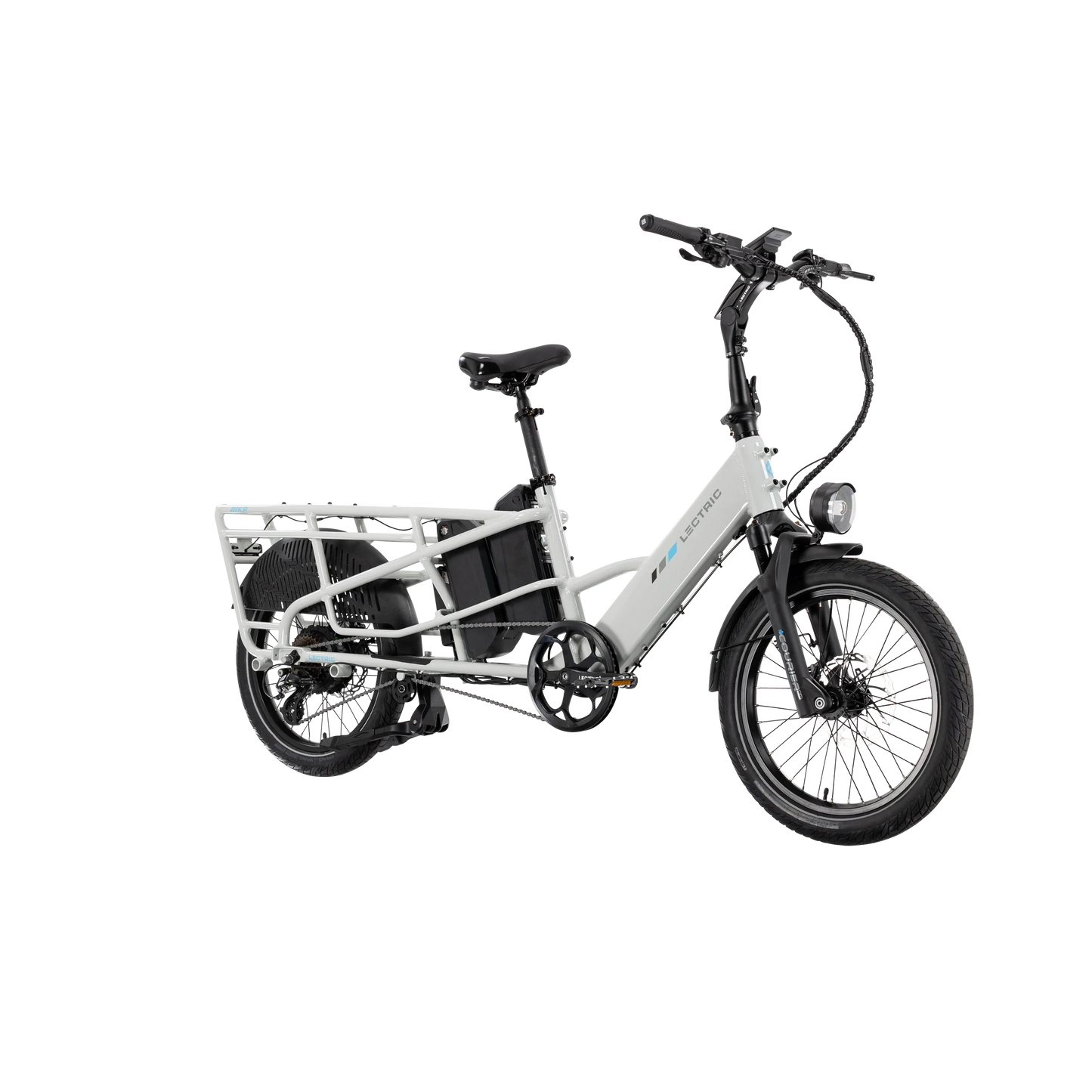XPedition2 Stratus White Long-Range Dual-Battery eBike