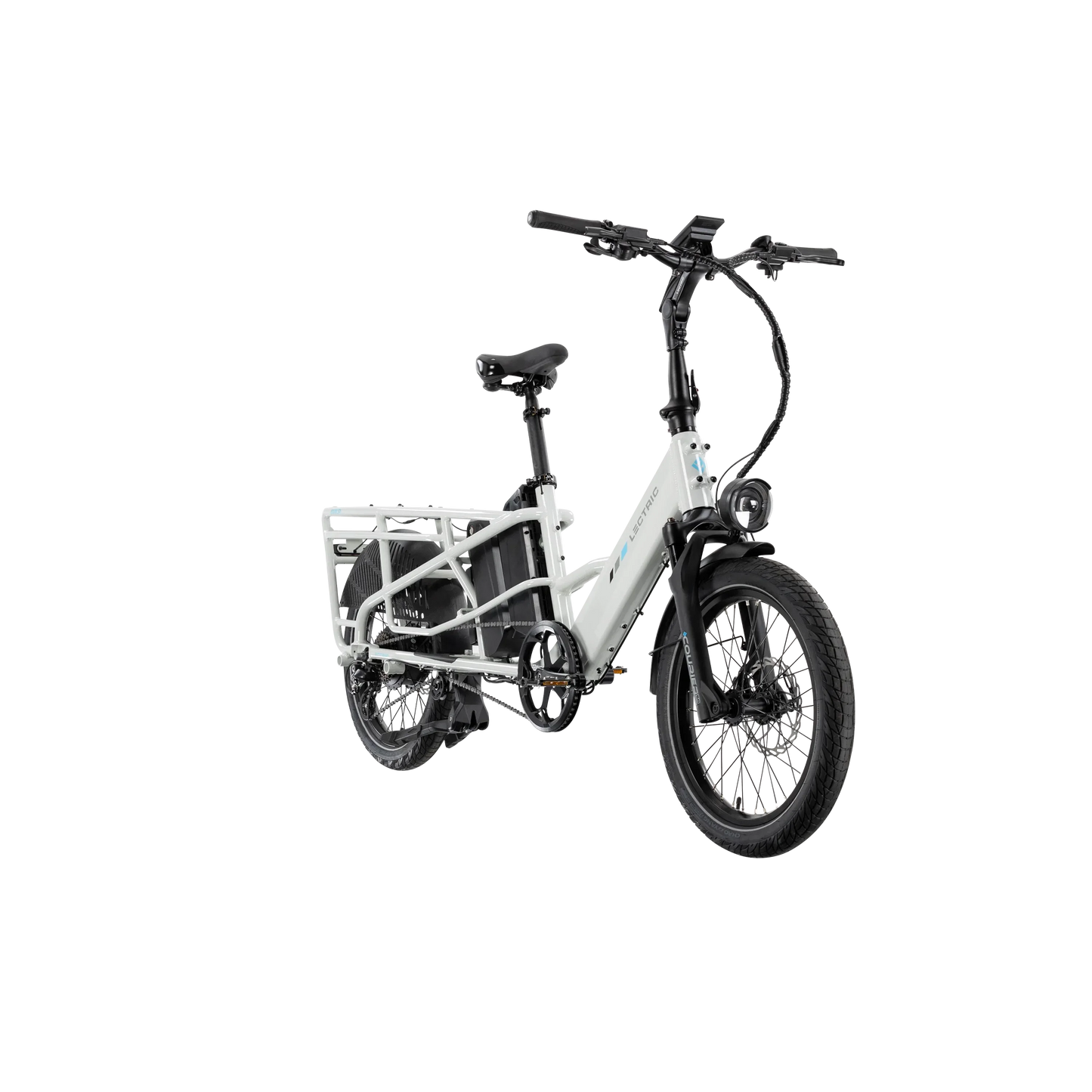 XPedition2 Stratus White Long-Range Dual-Battery eBike