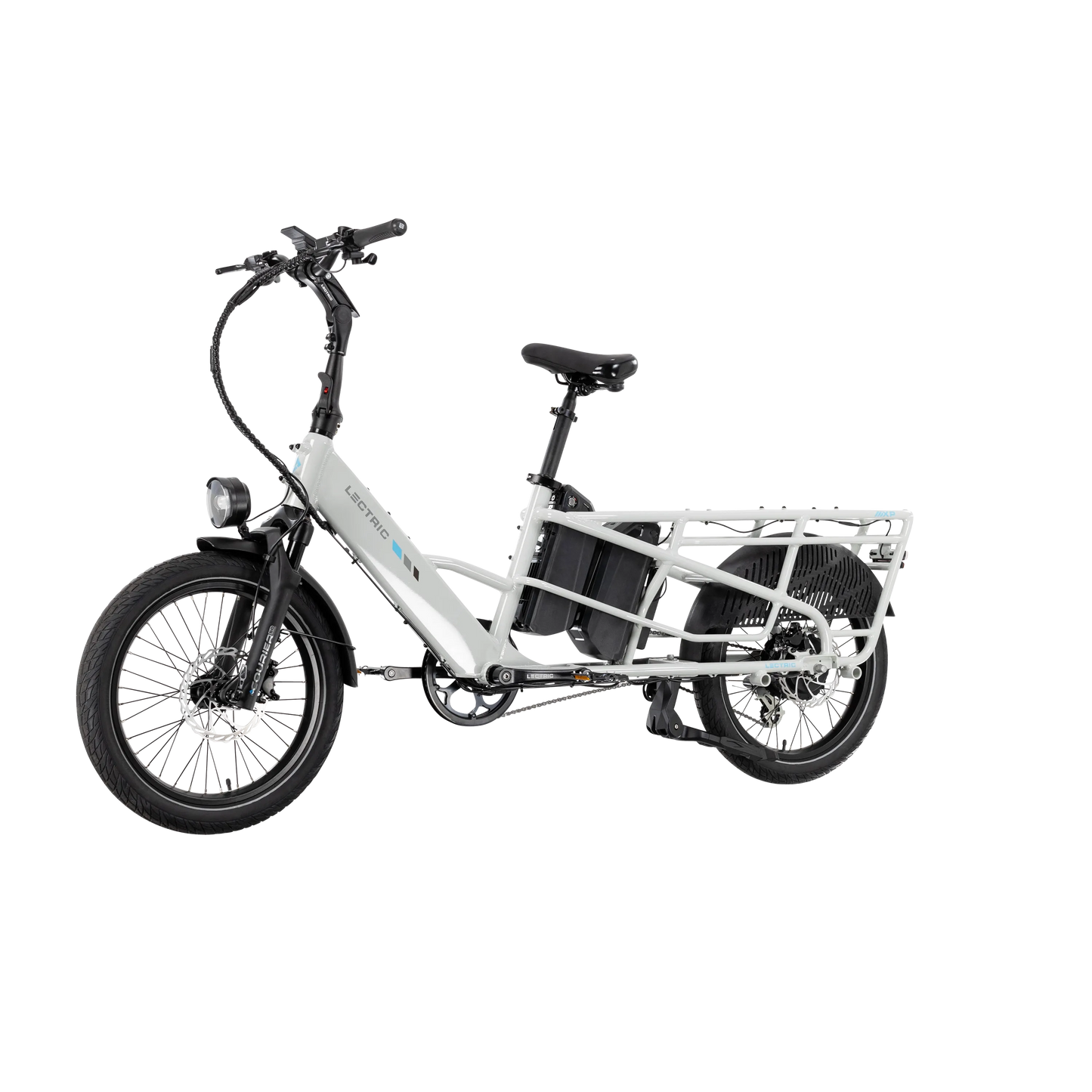 XPedition2 Stratus White Long-Range Dual-Battery + FREE Running Boards, Cushions, Elite Headlight, Suspension Seat Post, Fast Charger, & Orbitor ($654 Value)