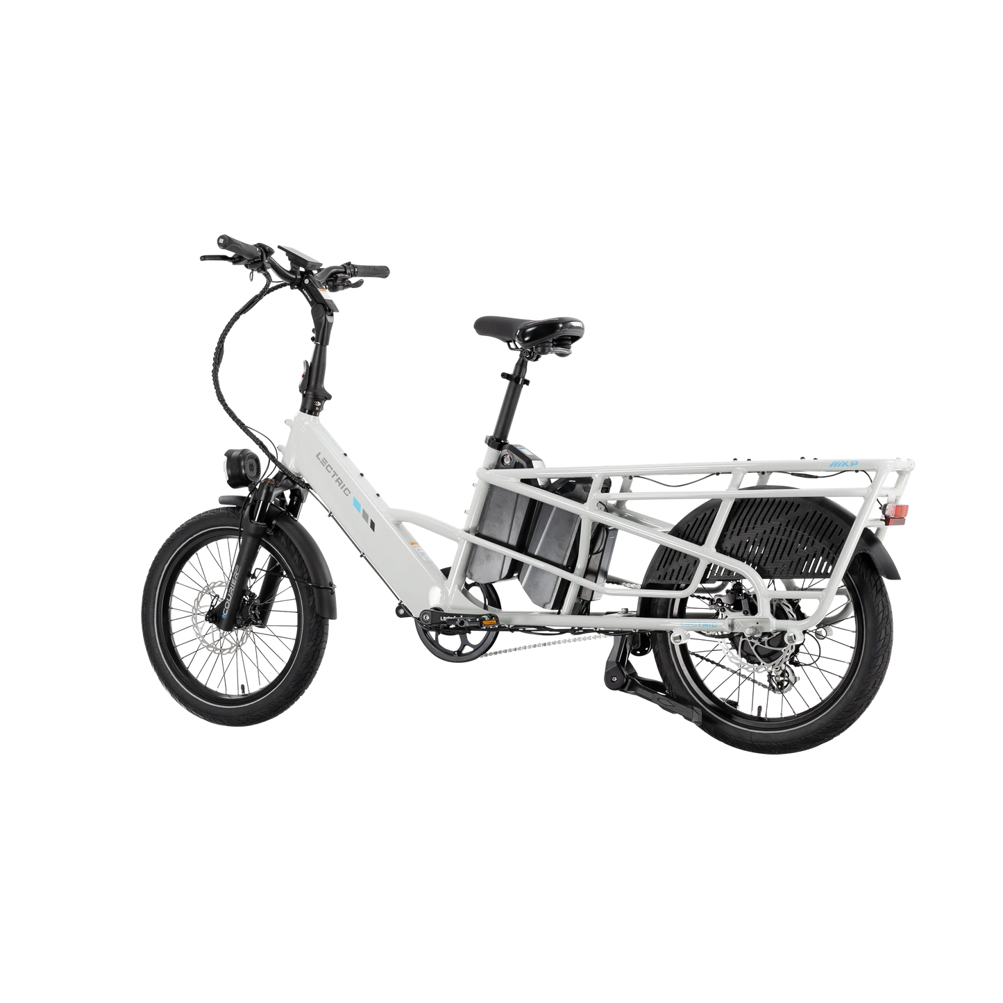 XPedition2 Stratus White Long-Range Dual-Battery eBike