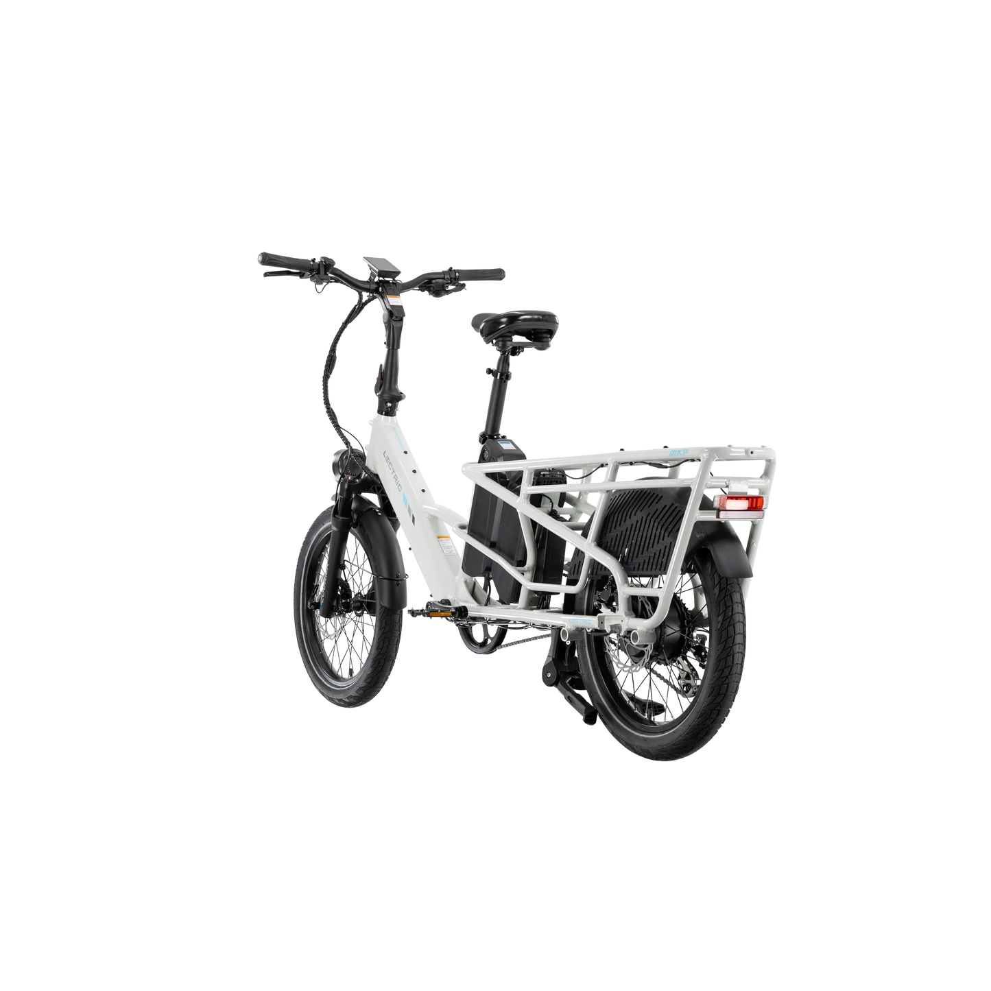 XPedition2 Stratus White Long-Range Dual-Battery eBike