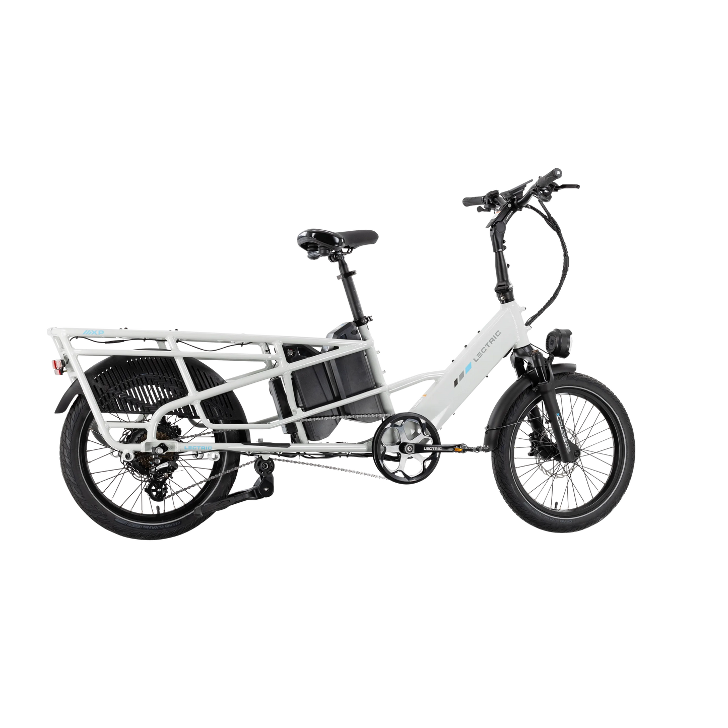 XPedition2 Stratus White Long-Range Dual-Battery + FREE Running Boards, Cushions, Elite Headlight, Suspension Seat Post, Fast Charger, & Orbitor ($654 Value)