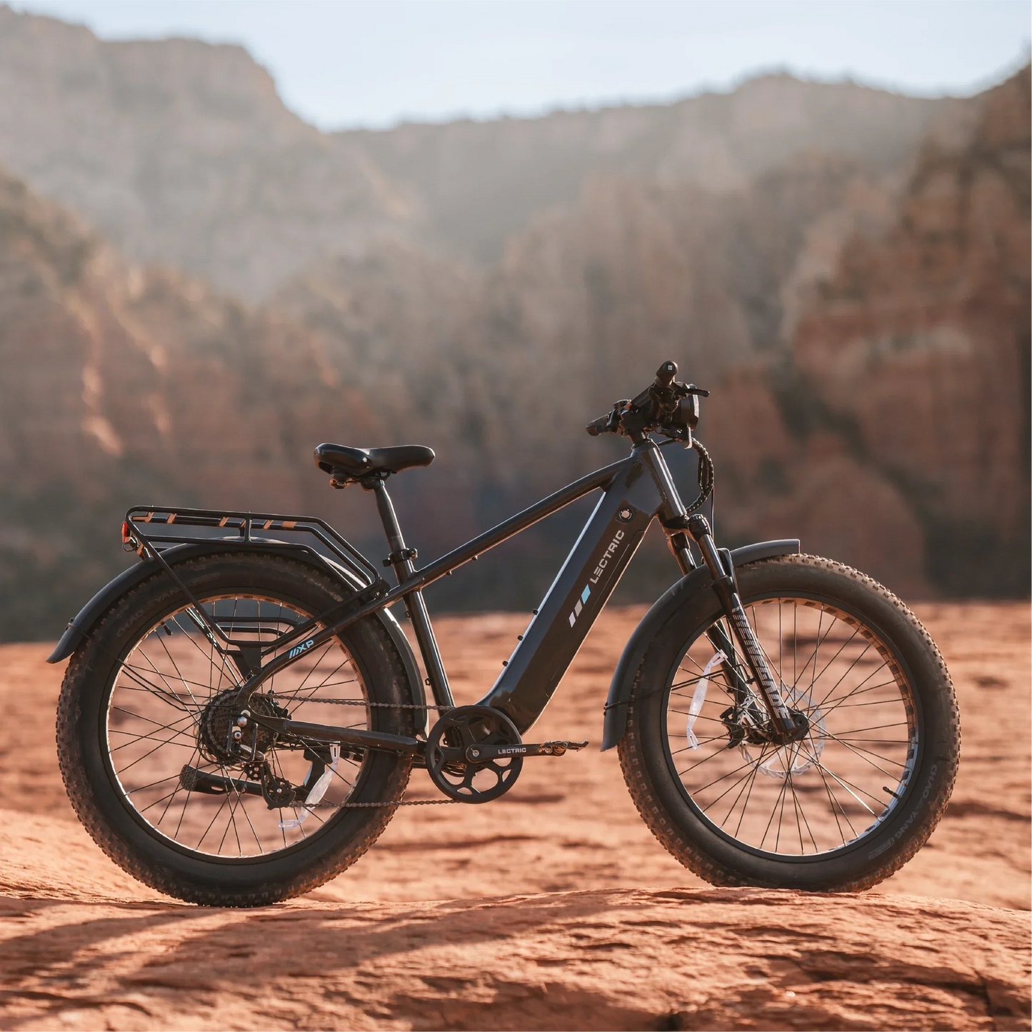 XPeak2 High-Step Long-Range + FREE Rear Rack, Fenders, Elite Headlight, Suspension Seat Post ($316 Value)