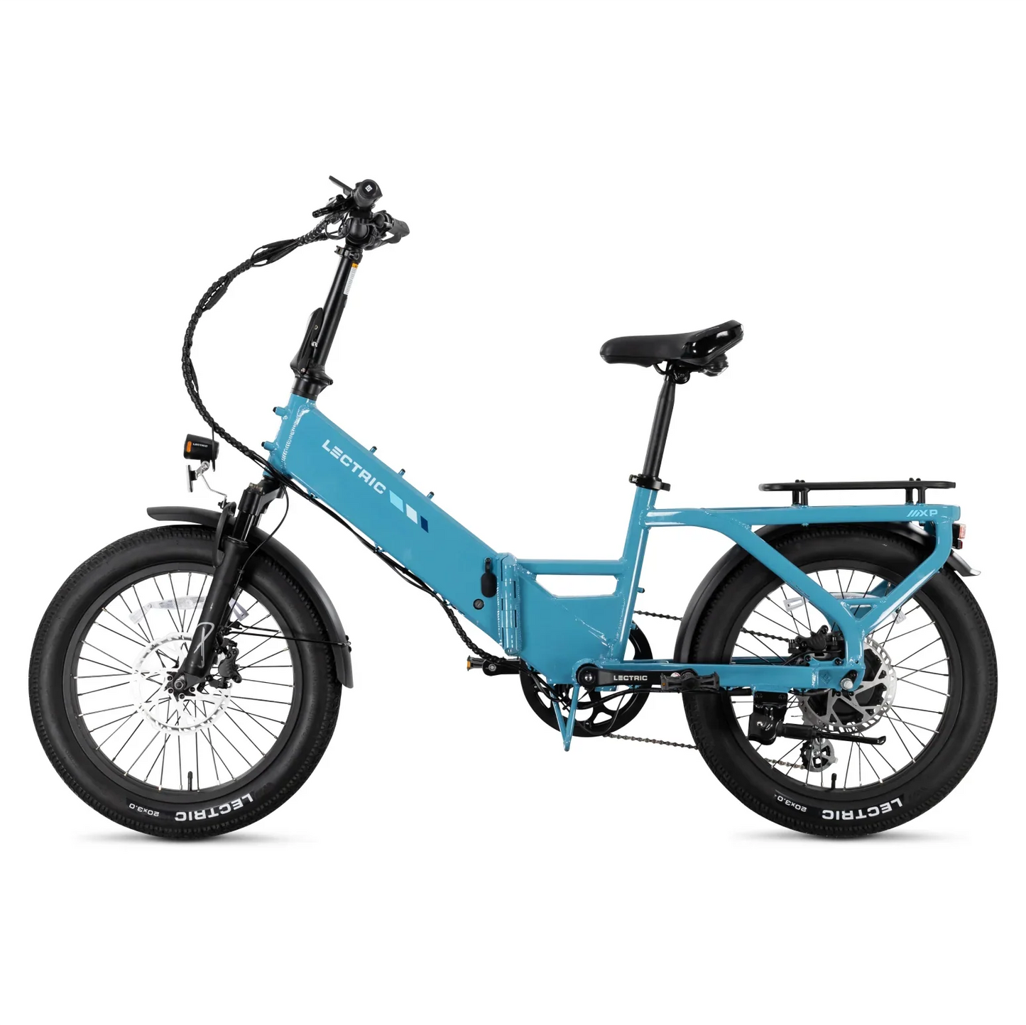 XP4 750 Step-Thru Raindrop Blue + FREE LevelUp Rack, Phone Mount, Suspension Seat Post, Elite Headlight, Bike Lock ($355 Value)