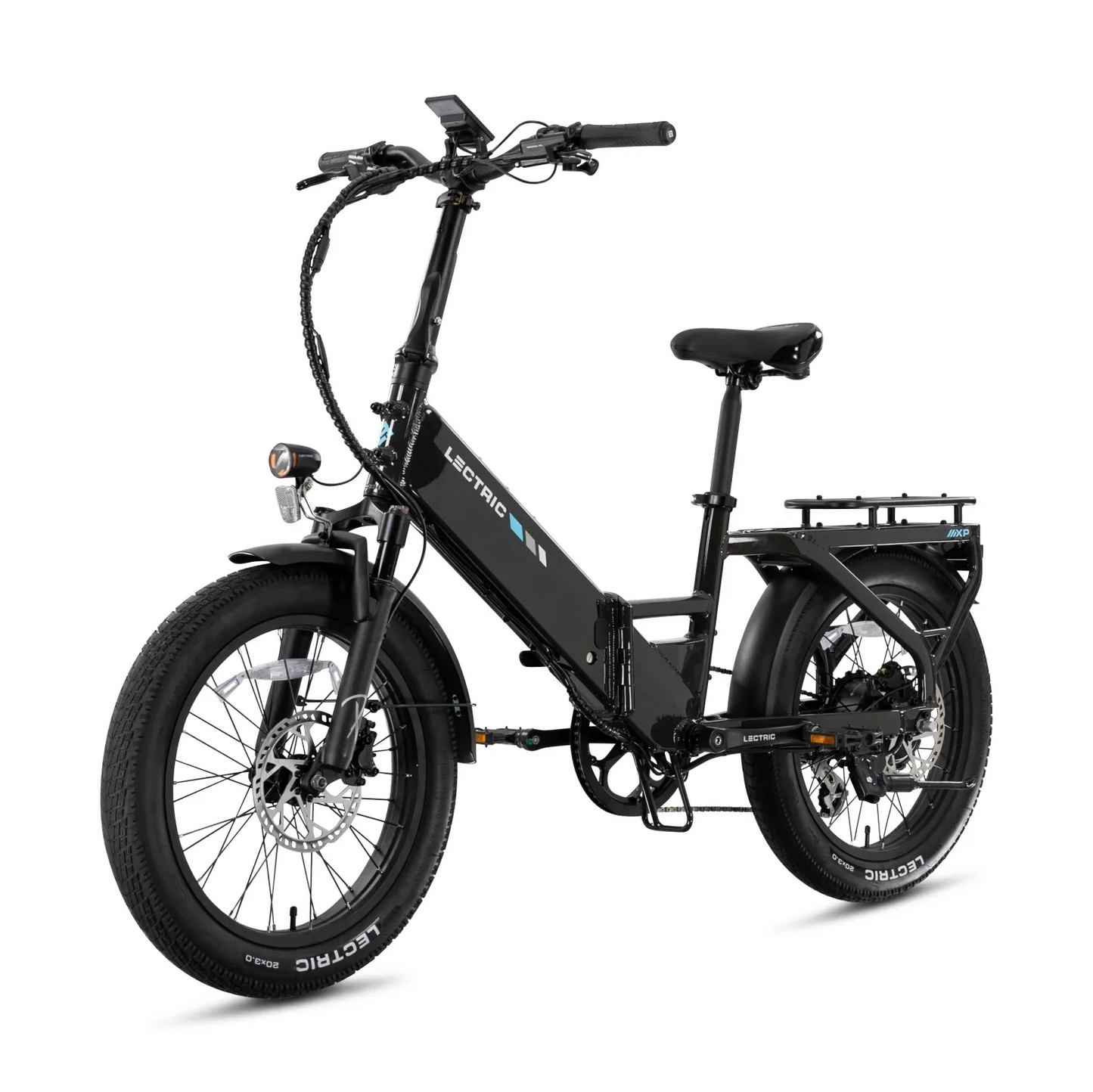 XP4 750 Step-Thru Tempest Grey + FREE LevelUp Rack, Suspension Seat Post, Elite Headlight, Bike Lock, Phone Mount ($355 Value)