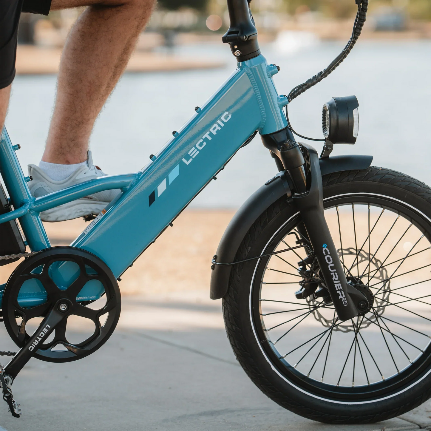 XPedition2 Raindrop Blue Long-Range Dual-Battery + FREE Running Boards, Cushions, Elite Headlight, Suspension Seat Post, Fast Charger, & Orbitor ($654 Value)