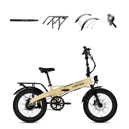 XP Lite2 Sandstorm Long-Range + FREE Rear Rack, Fenders, Elite Headlight, Suspension Seat Post ($316 Value)