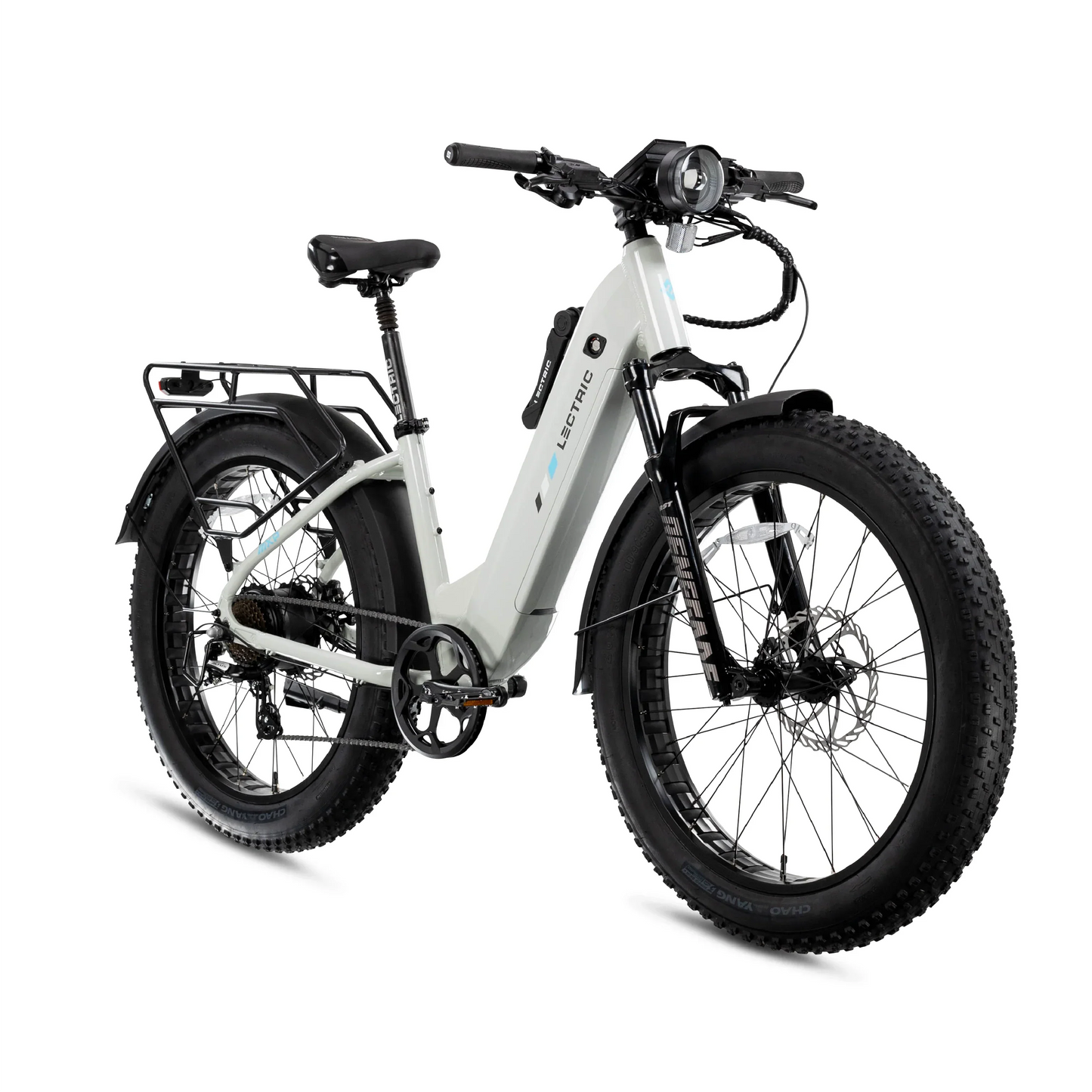 XPeak2 Step-Thru + FREE Rear Rack, Fenders, Elite Headlight, Suspension Seat Post ($316 Value)