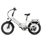 XP4 750 Step-Thru Stratus White + FREE LevelUp Rack, Suspension Seat Post, Elite Headlight, Bike Lock, Phone Mount ($355 Value)