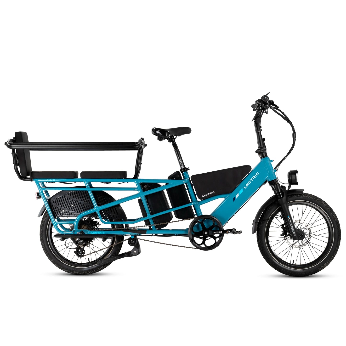 XPedition2 Raindrop Blue Long-Range Dual-Battery + FREE Running Boards, Cushions, Elite Headlight, Suspension Seat Post, Fast Charger, & Orbitor ($654 Value)