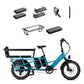 XPedition2 Raindrop Blue Dual-Battery + FREE Running Boards, Cushions, Elite Headlight, Suspension Seat Post, Orbitor ($505 Value)