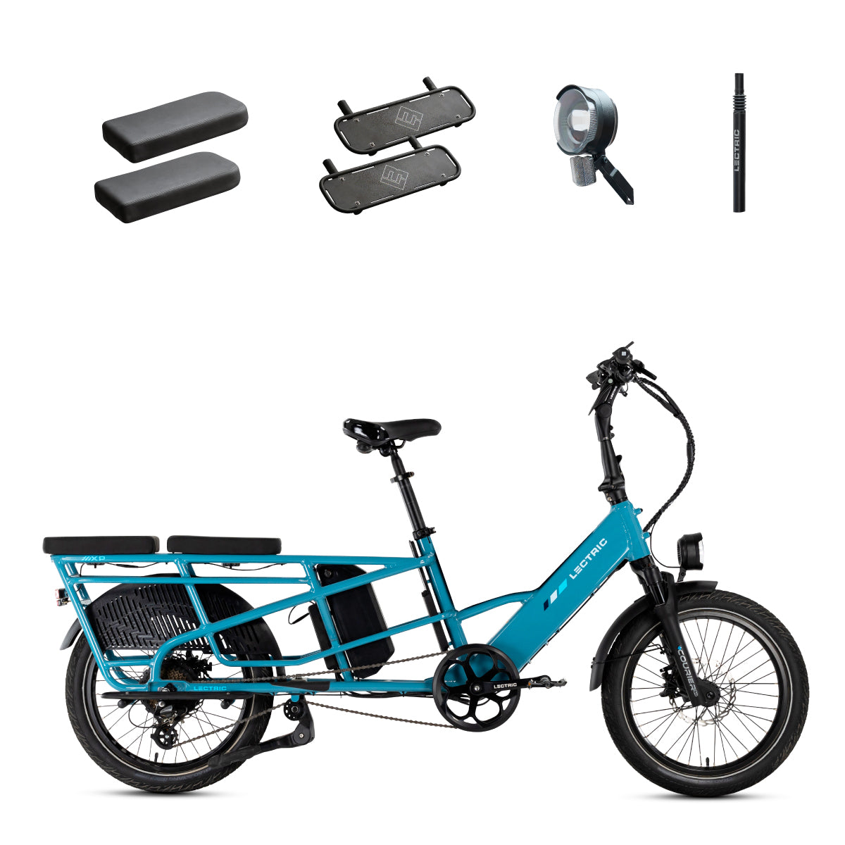 XPedition2 Raindrop Blue + FREE Running Boards, Cushions, Elite Headlight, & Suspension Seat Post ($326 Value)