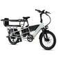 XPedition2 Stratus White Long-Range Dual-Battery + FREE Running Boards, Cushions, Elite Headlight, Suspension Seat Post, Fast Charger, & Orbitor ($654 Value)