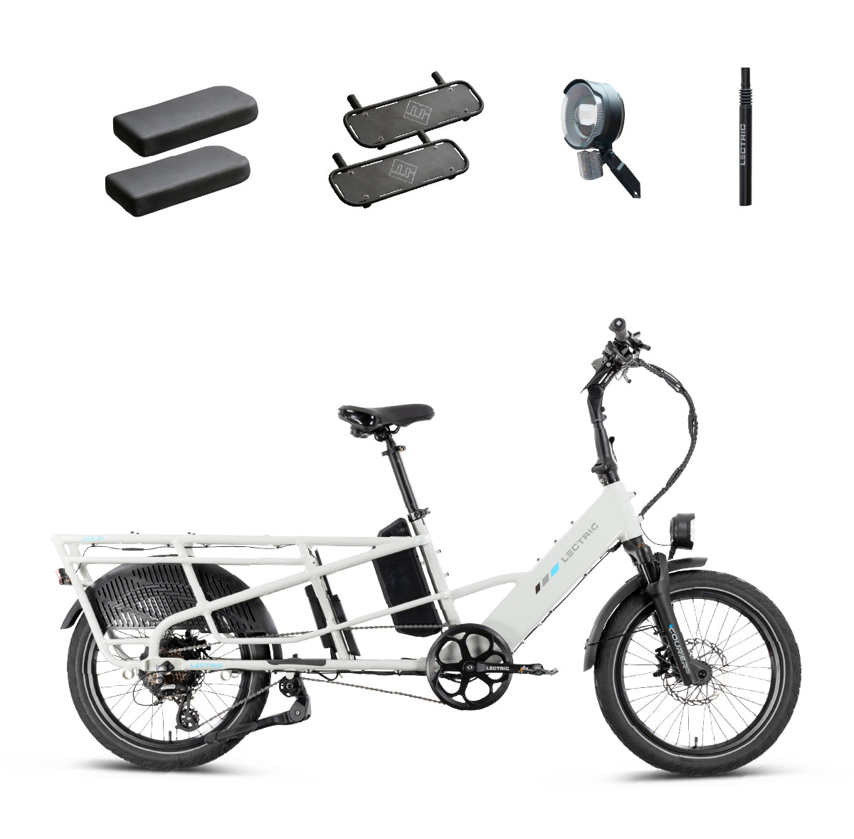XPedition2 Stratus White + FREE Running Boards, Cushions, Elite Headlight, & Suspension Seat Post ($326 Value)